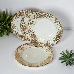 Set of Four Noritake CHRISTMAS BALL 43061/175 Bread & Butter Plates